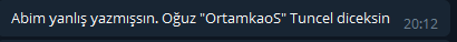 Oğuz "OrtamkaoS" Tuncel